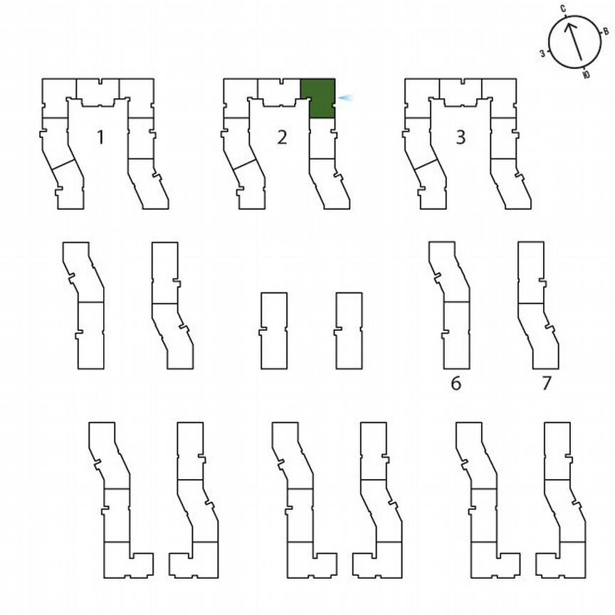 1-к. квартира, 33,2 м², 1/3 эт.