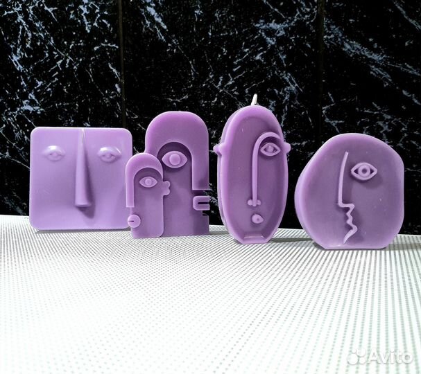 Набор свечей с ароматом фиалки и лаванды