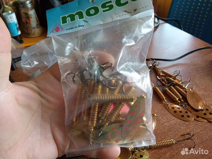 Блесна вертушка Mosca Longet Gold 28гр (оригинал)