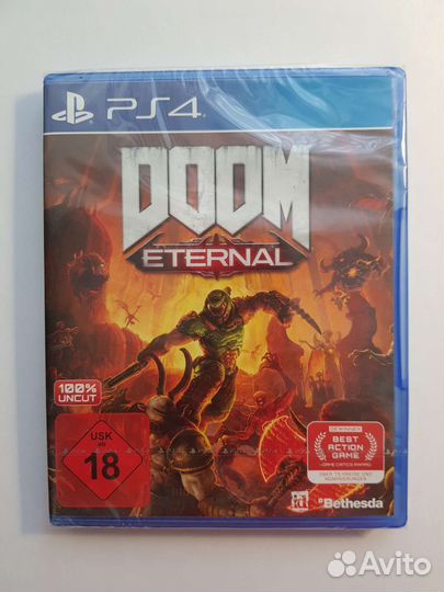PS4 Doom Eternal Лицензия Полн. на Рус яз (NEW)