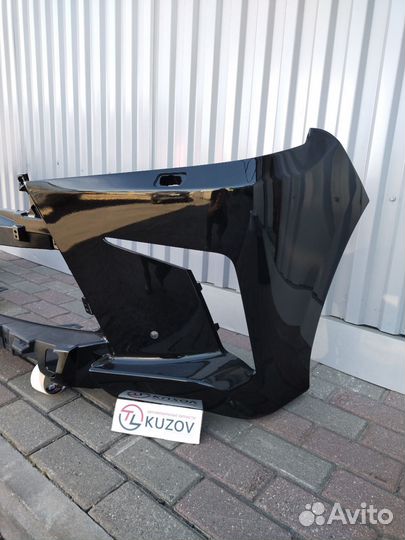 Бампер передний Lexus Lx 450D черный 2015-2021