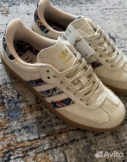 Adidas Samba Past x End Consortium бежевые