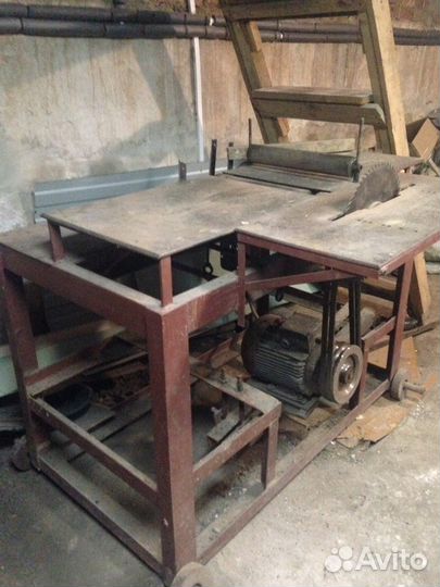 Циркулярка + фуганок станок 380В