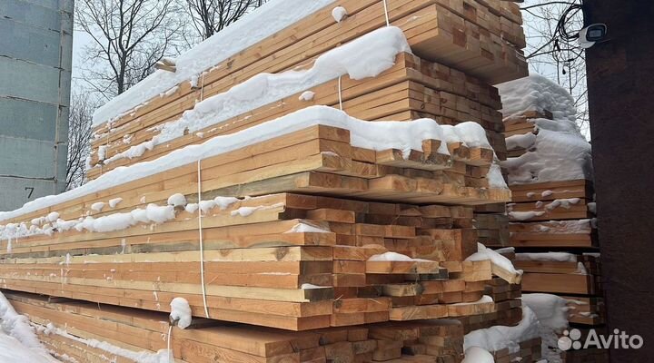 Доска обрезная 40х150х6000мм с доставкой