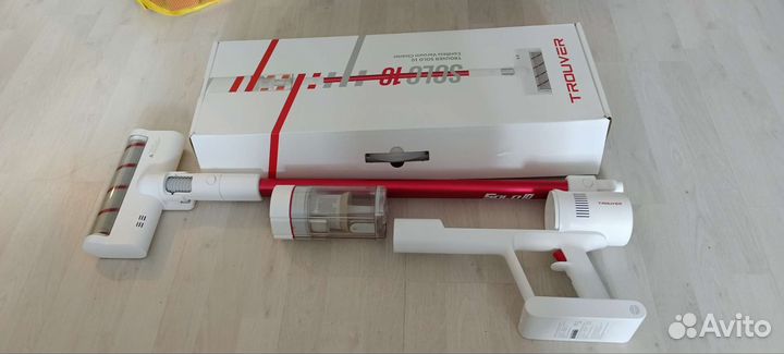 Пылесос Trouver VPL3, белый/красный