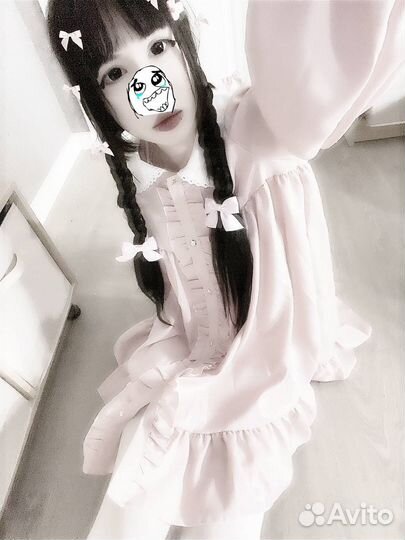 Платье в стиле лолита розовое