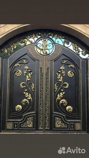 Кованые ворота под ключ с установкой g-3618