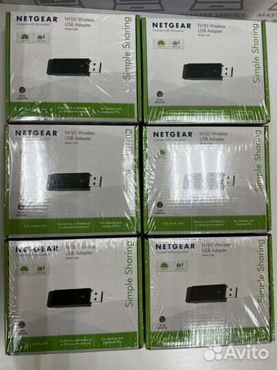 WiFi USB адаптер NetGear WNA1100-100PES новый