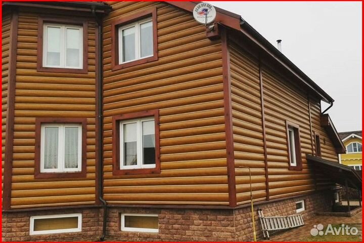 Сайдинг металлический / Строганный одноволновый ве