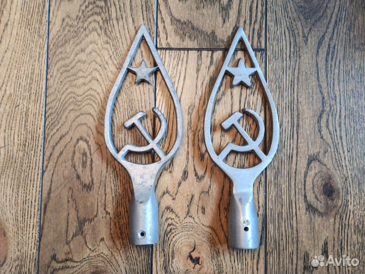 Наконечник знамени: древка навершие СССР