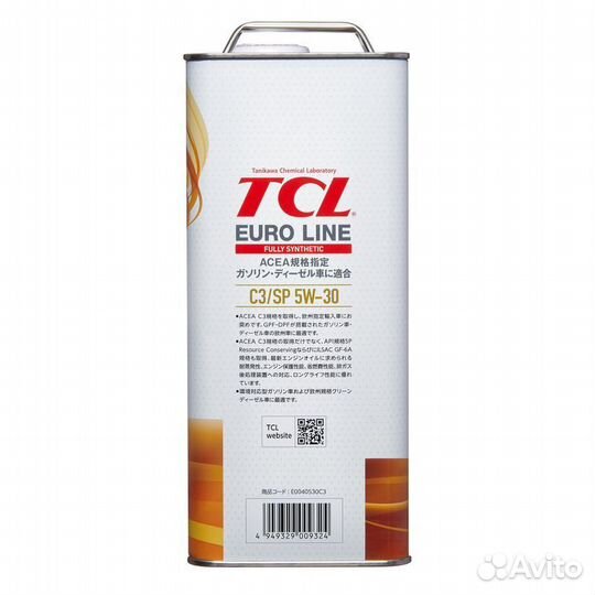 Масло моторное TCL Euro Line C3/SP 5W-30 (4 л)