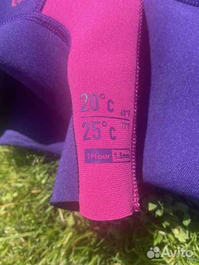 Гидрокостюм детский короткий декатлон 98-104