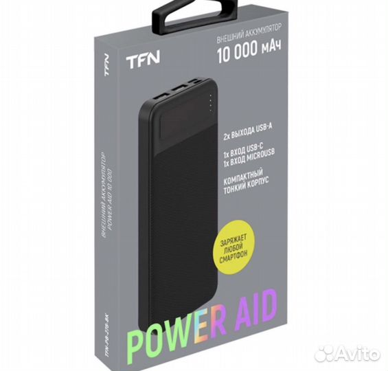 Новый внешний аккмулятор TFN PowerAid 10000 mAh