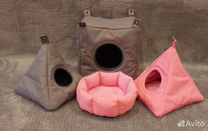 Домики,гамаки,мешочки,лежанки для грызунов