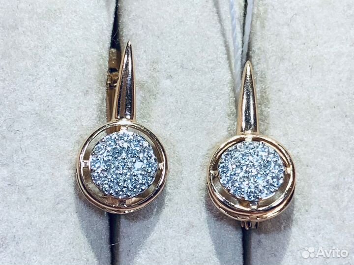 Комплект золото 585 с фианитами