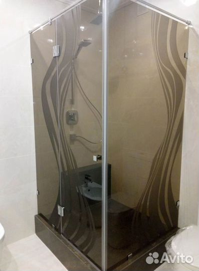 Стеклянные душевые ограждения