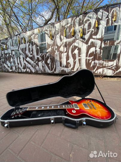 Epiphone Les Paul standard, кейс и стреплоки