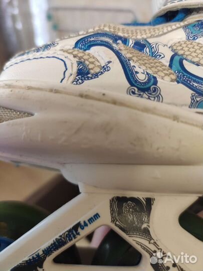 Роликовые коньки детские раздвижные с защитой