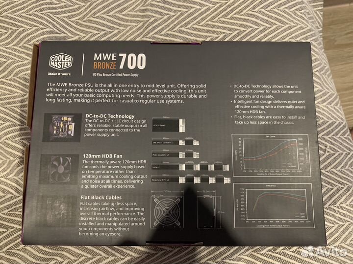 Блок питания Cooler Master 700w bronze