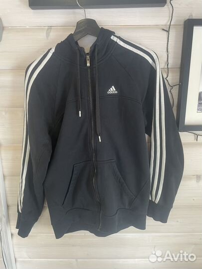 Толстовка мужская с капюшоном adidas