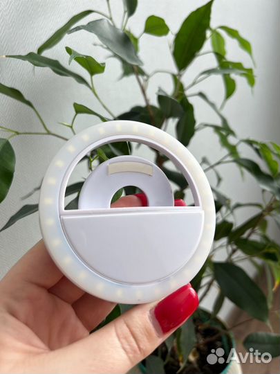 Кольцевая лампа мини для селфи