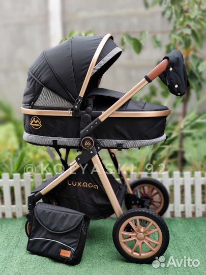 Luxmom V9 (3в1) черная