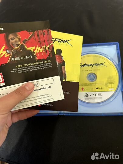 Cyberpunk 2077 phantom liberty PS5 диск