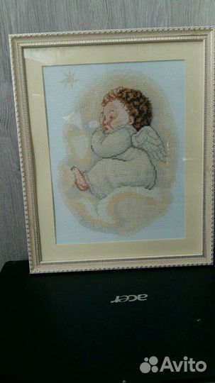 Вышивка спящий ангел