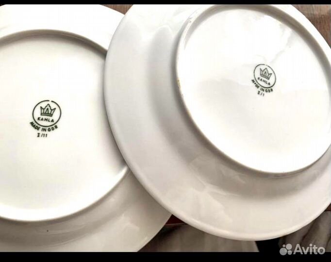 Фарфор Weimar, Kahla, столовое серебро и мельхиор