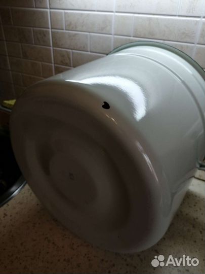 Кастрюля бак эмалированная 24 литра