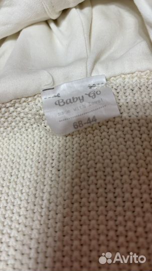 Комбинезон детский вязанный оазмер 68