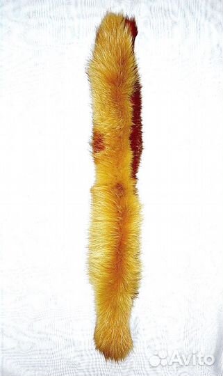 Опушка для капюшона, натуральный мех песец