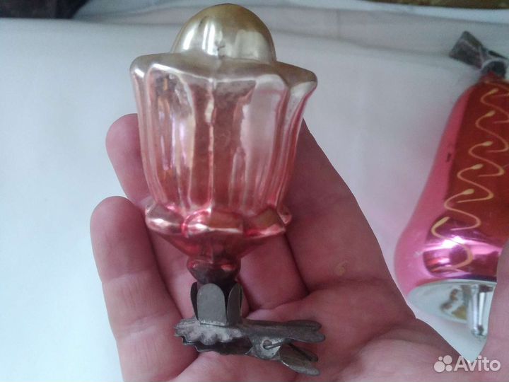 Елочные игрушки СССР на прищепках