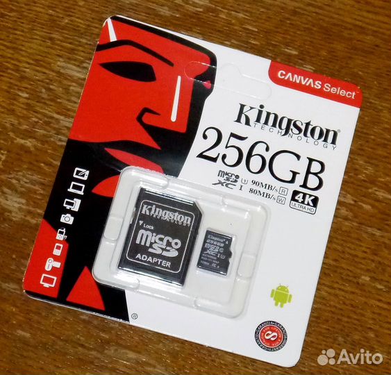 Карта памяти MicroSD Kingston 128/256 gb