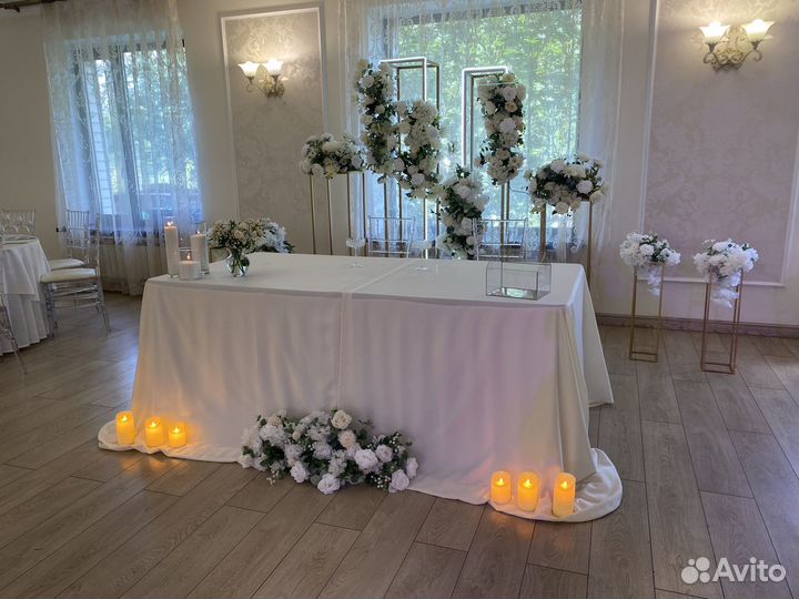 Свадебные украшения зала