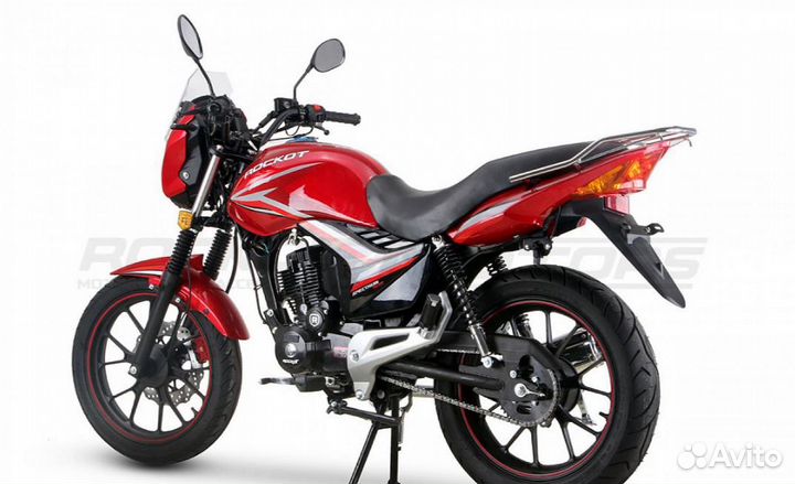 Мотоцикл дорожный rockot spectrum 150 (красный гля