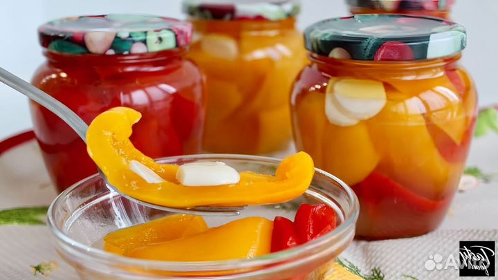 Перец болгарский в заливке