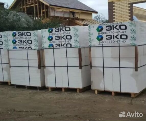 Газоблок эко D500 B3,5 50x250x600