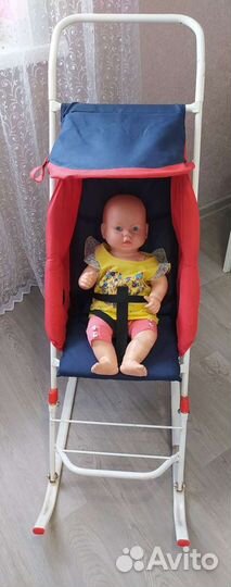 Детские санки коляска бу