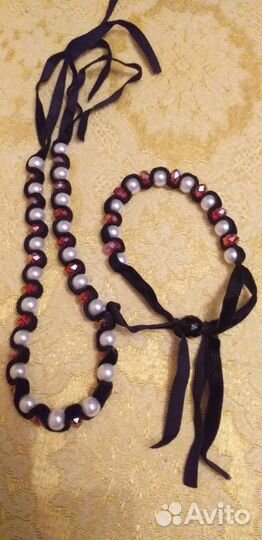 Винтажные украшения.Бусы,чокер,браслеты