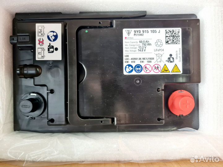 Аккумулятор на Porsche 911 9Y0915105