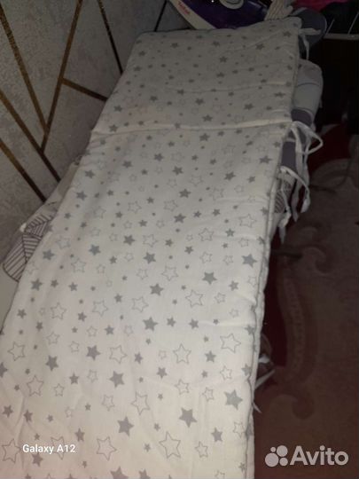 Бортики и балдахин в кроватку