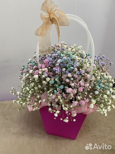 Гипсофила букет цветы