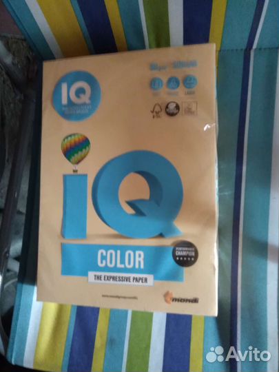 Бумага a4 желтая