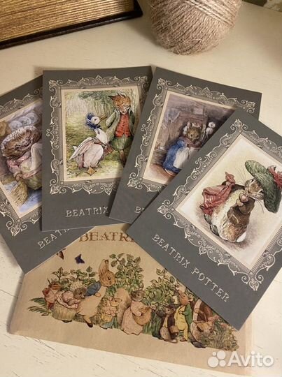 Открытки с иллюстрациями Беатрикс Поттер