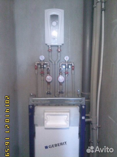 Водопровод отопление сантехник-монтажник