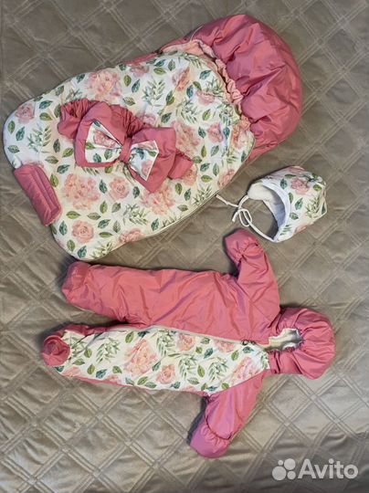 Конверт на выписку для девочки весна