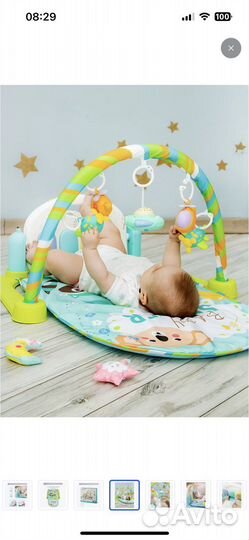 Развивающий коврик с пианино