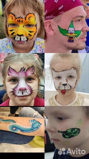 Аквагрим / фейс арт /боди арт Хэллоуин