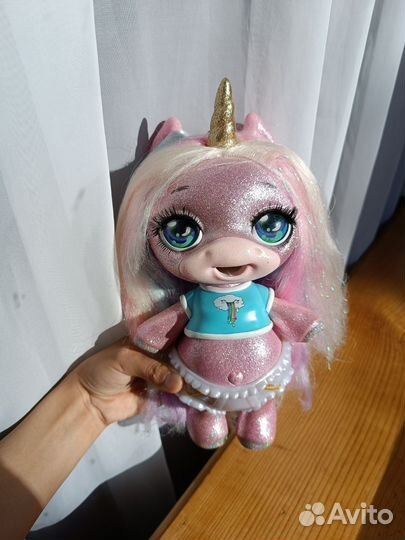 Единорог блестящий, кукла пупси слайм